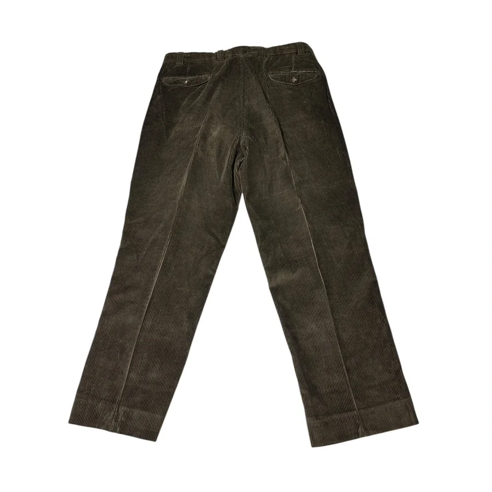 LL Bean Mens‎ Corduroy Pants Brown Straight Fit Waist 38X30 Cotton Blend Casual - Picture 7 of 13